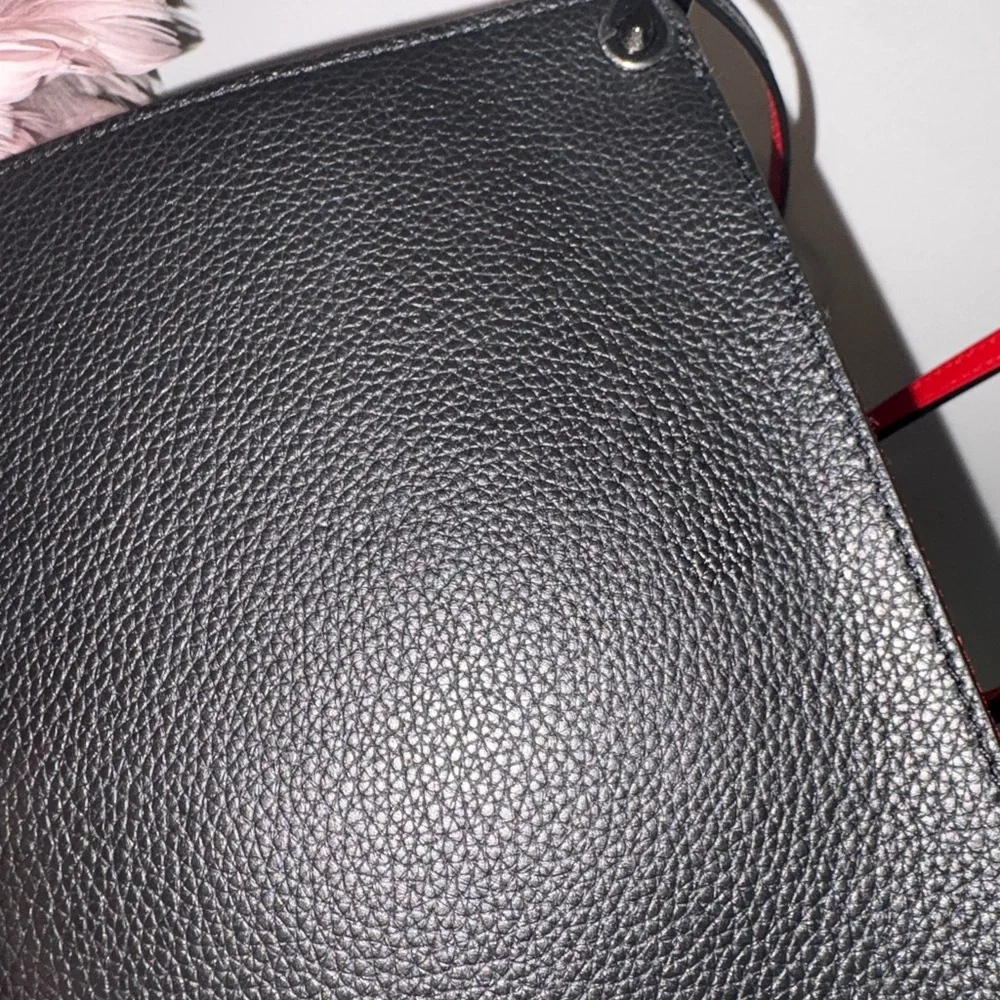 Christian Louboutin Cabata Studded Tote — Black & Signature Red — Brand New